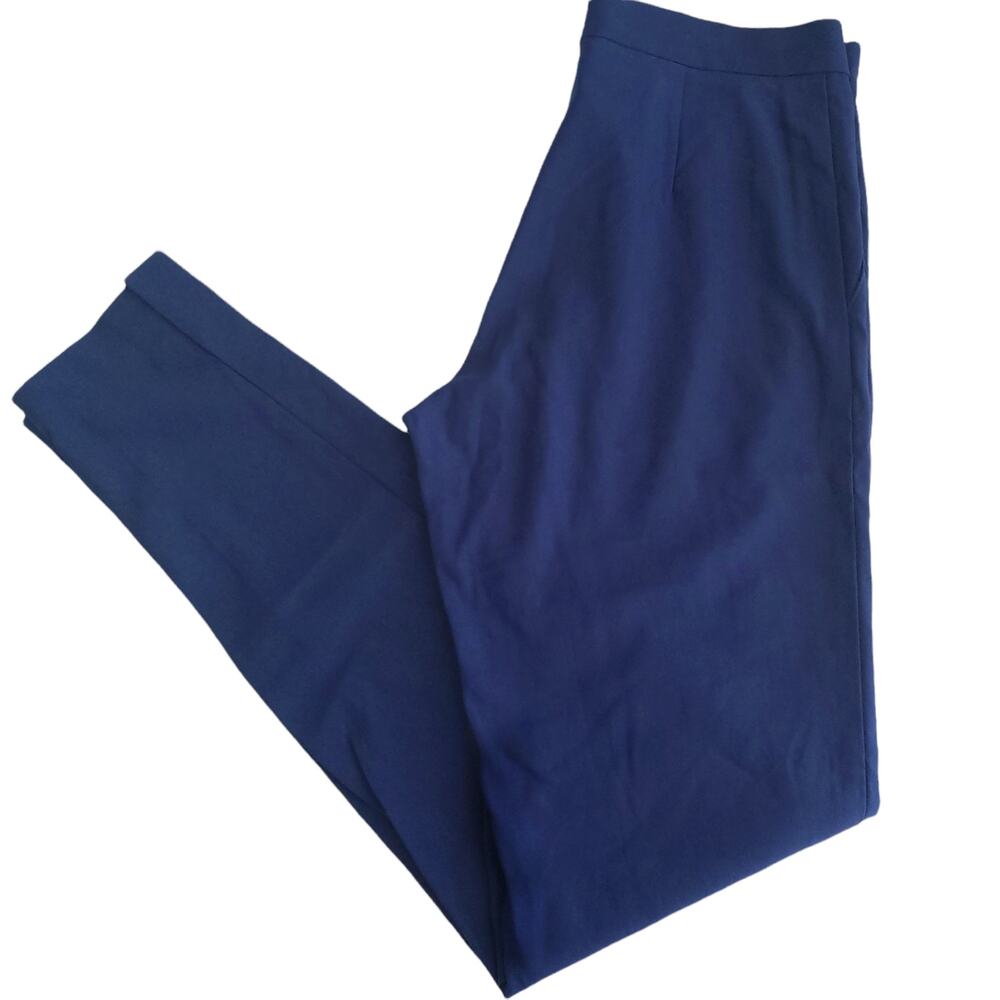 BAW Shop active uniform slim tapered leg stretch pants in royal blue Size XS
